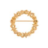 1980s Vintage Wreath Brooch