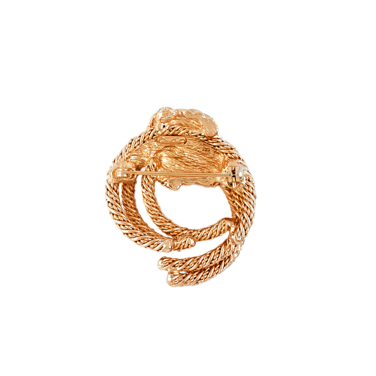 1980s Vintage Christian Dior Knot Brooch