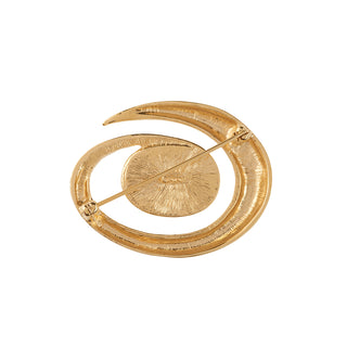 1980s Vintage Monet Swirl Brooch