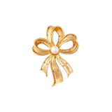 1980s Vintage Napier Bow Brooch