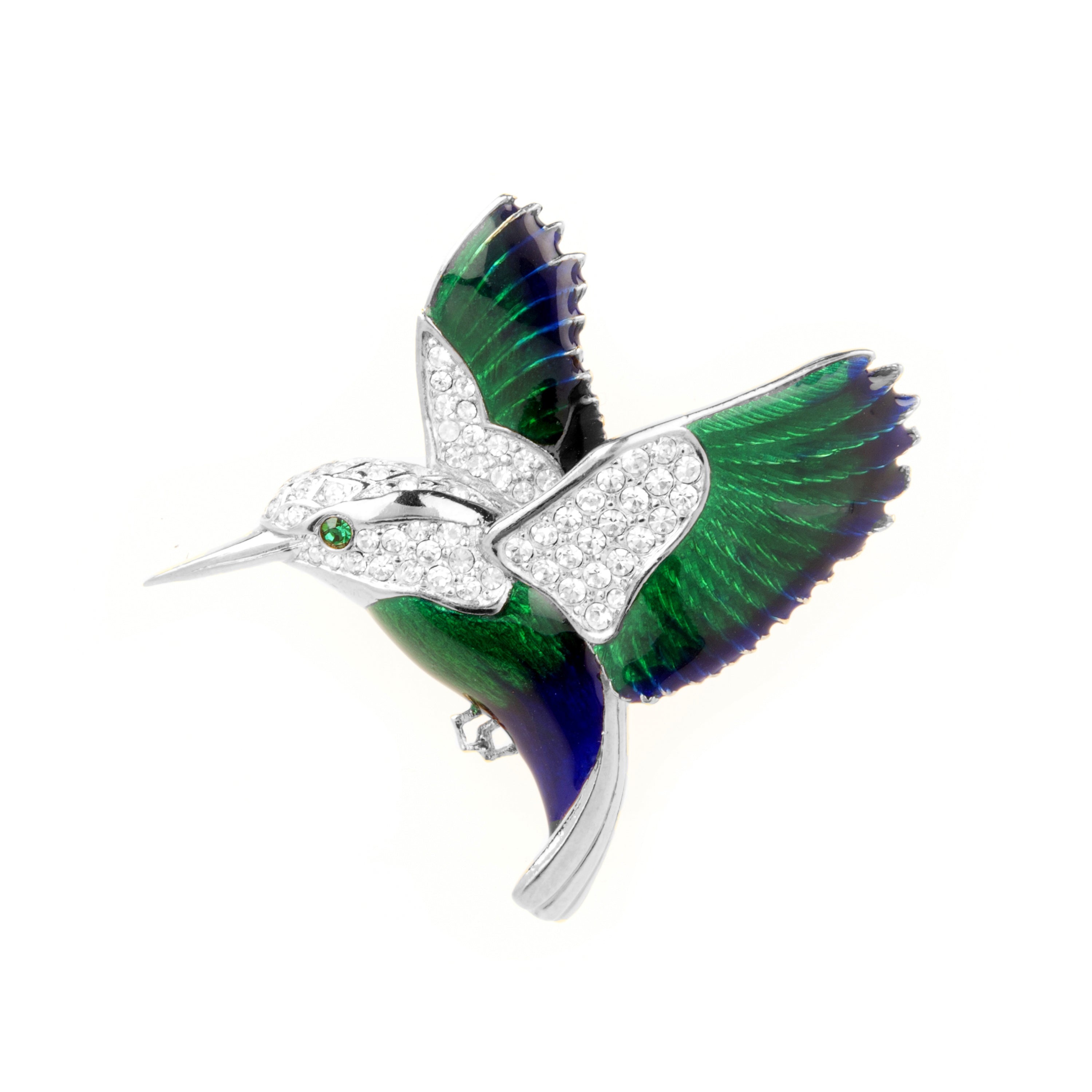 1980s Vintage Attwood & Sawyer Hummingbird Brooch