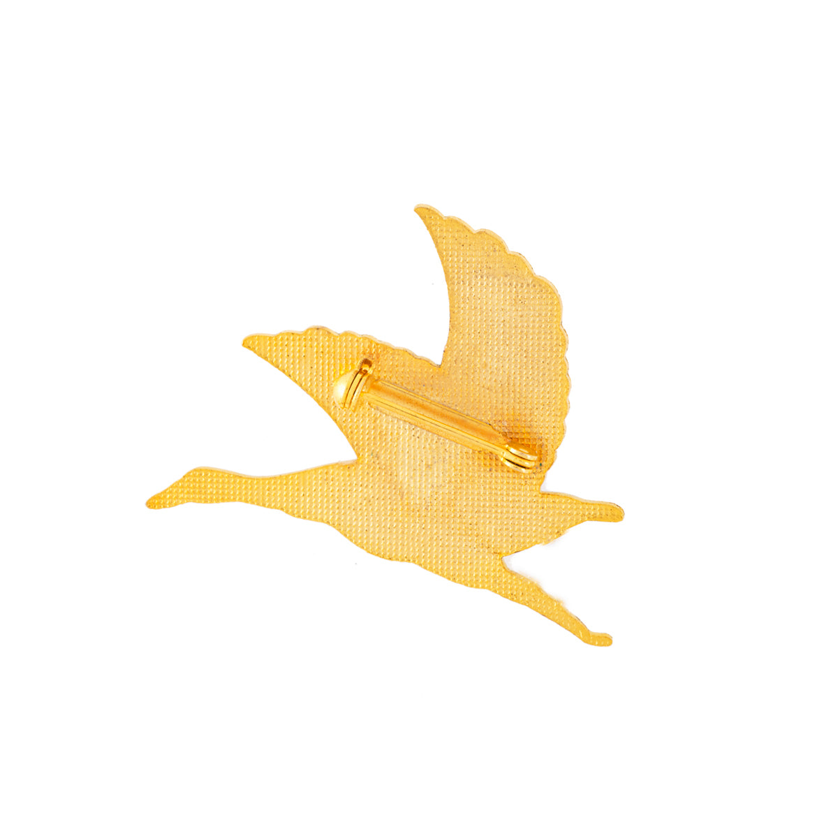 1980s Vintage Cloisonné Flying Goose Brooch