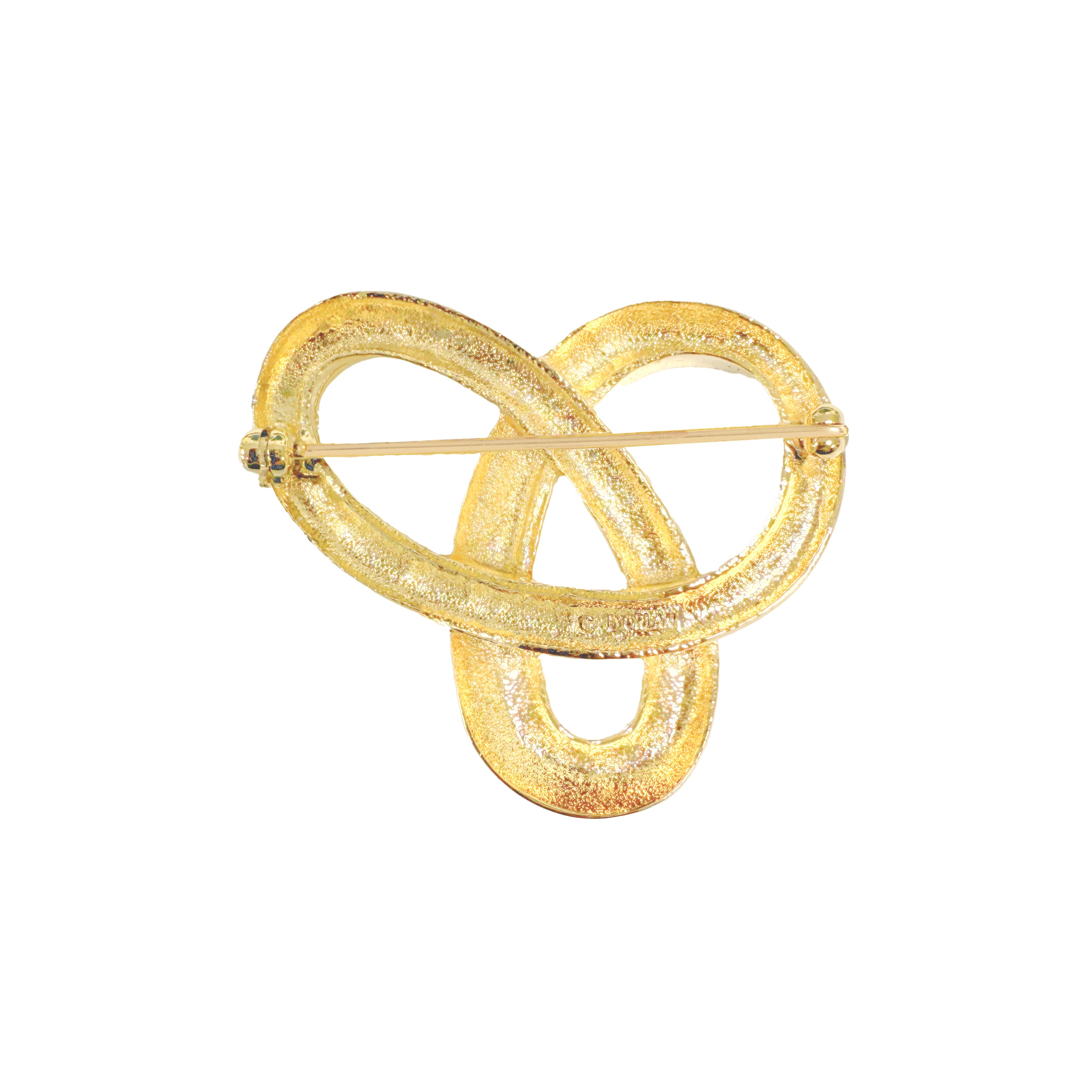 1980s Vintage D'Orlan Celtic Knot Brooch