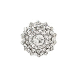 1970s Vintage Crystal Brooch