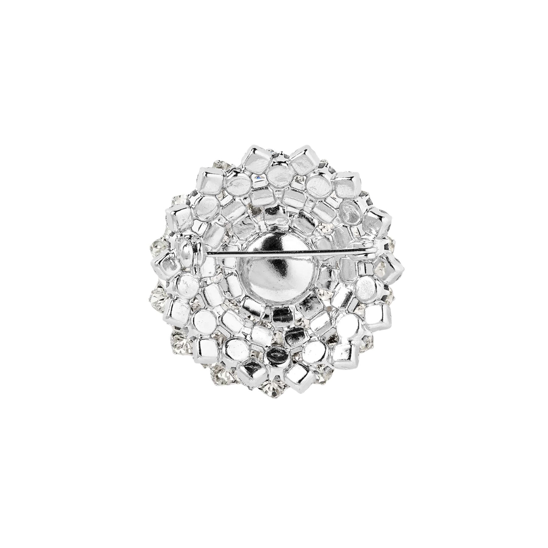 1970s Vintage Crystal Brooch