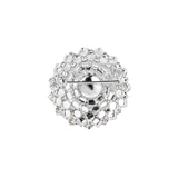1970s Vintage Crystal Brooch