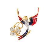 1980s Vintage Attwood & Sawyer Hummingbird Brooch