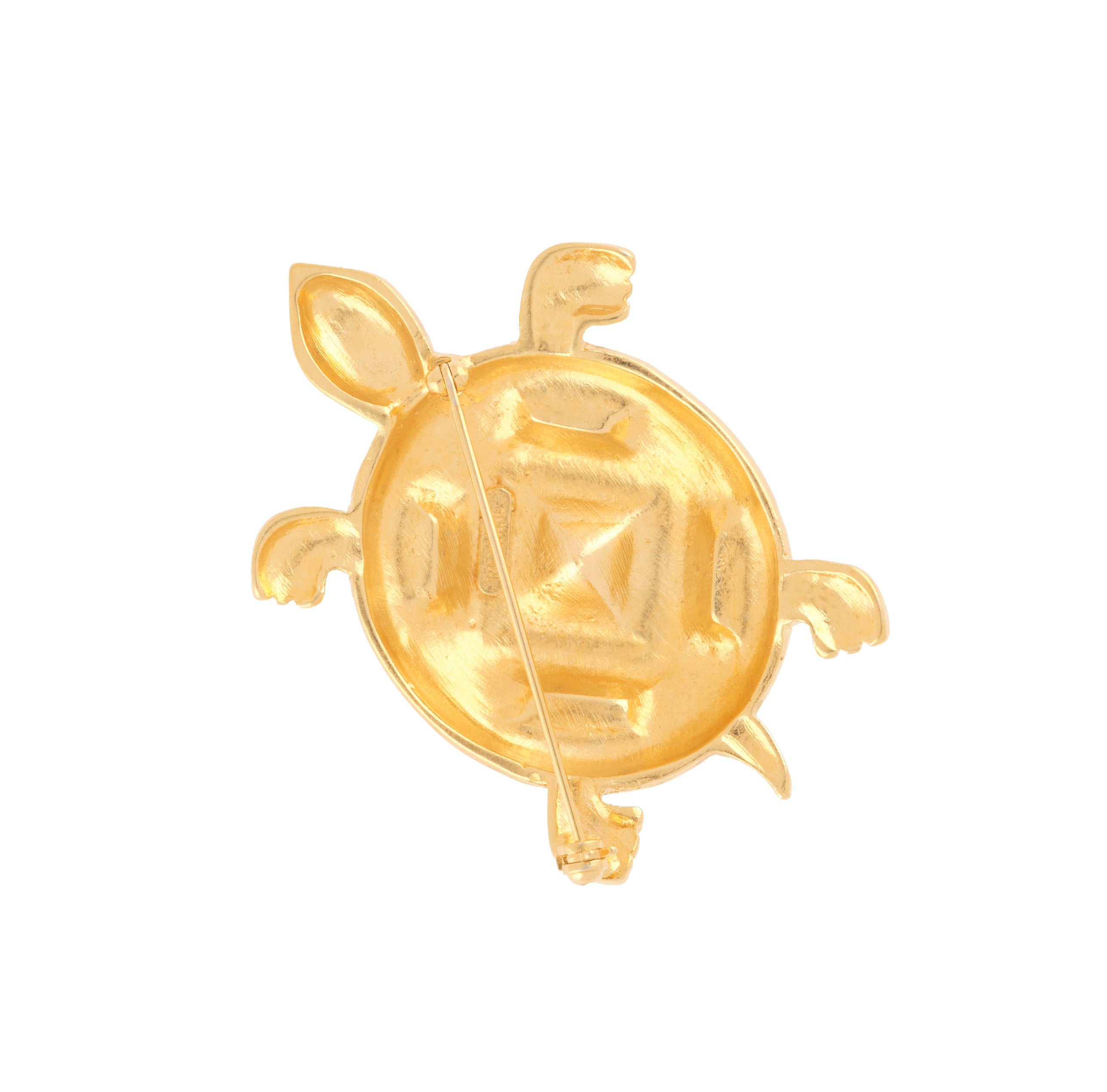 1980s Vintage Valentino Tortoise Brooch