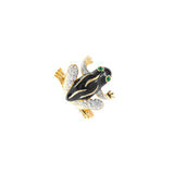 1980s Vintage Attwood & Sawyer Frog Brooch