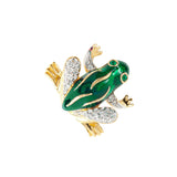1980s Vintage Frog Brooch