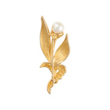 1980s Vintage Christian Dior Flower Brooch