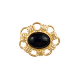 1980s Vintage Edwardian Revival Oval Brooch