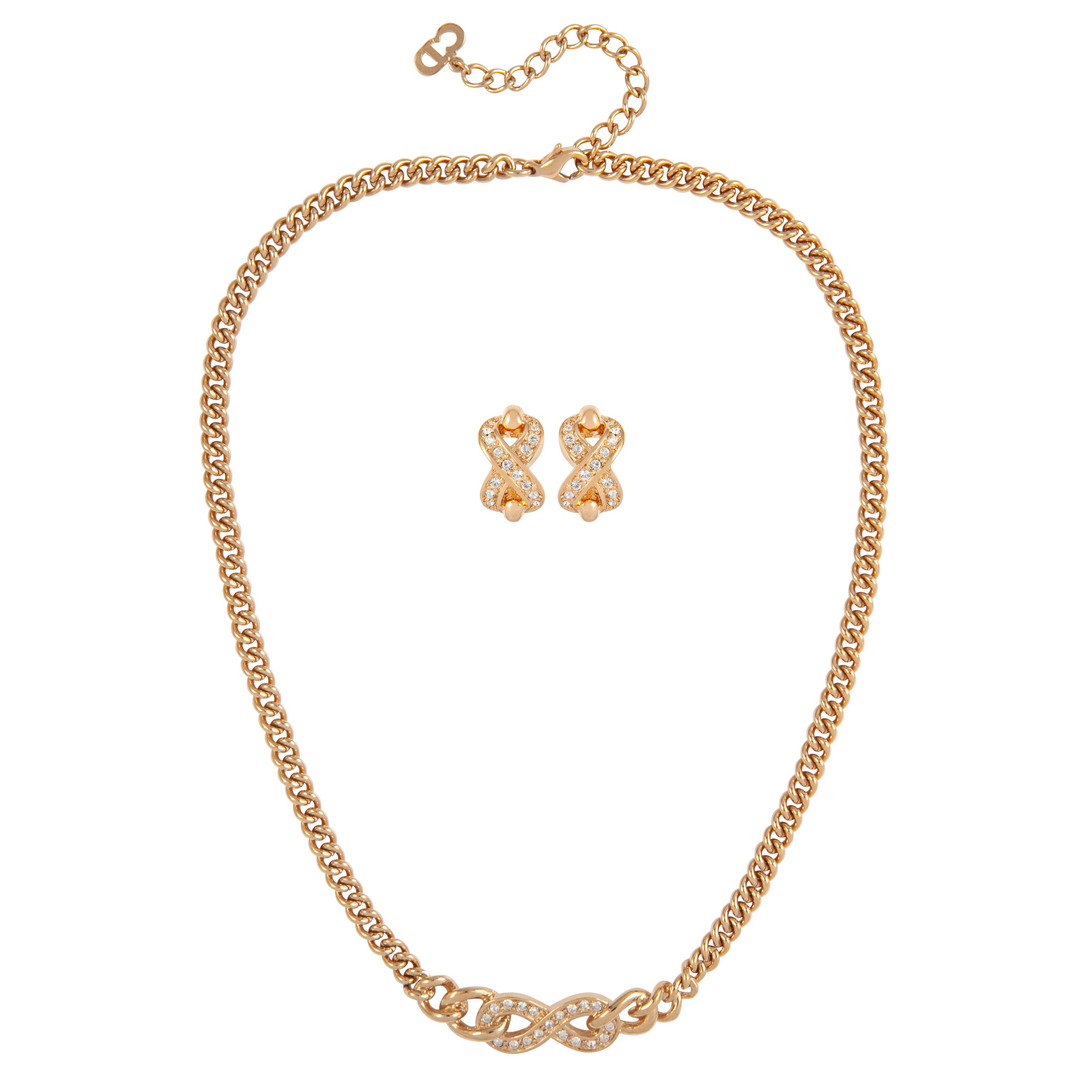 1980s Vintage Christian Dior Infinity Set