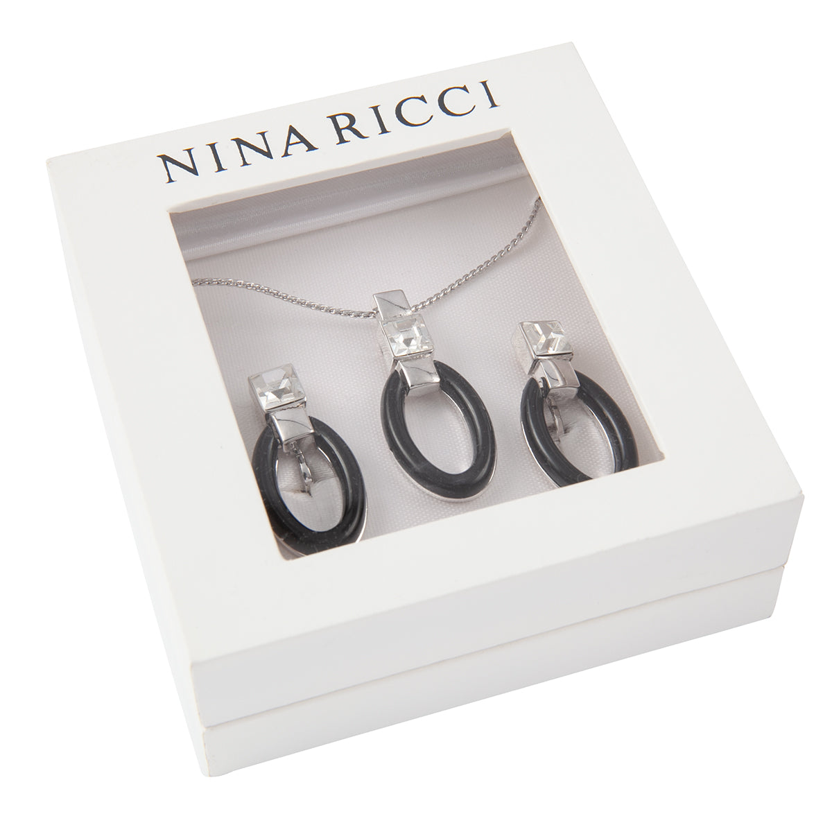 1980s Vintage Nina Ricci Oval Set