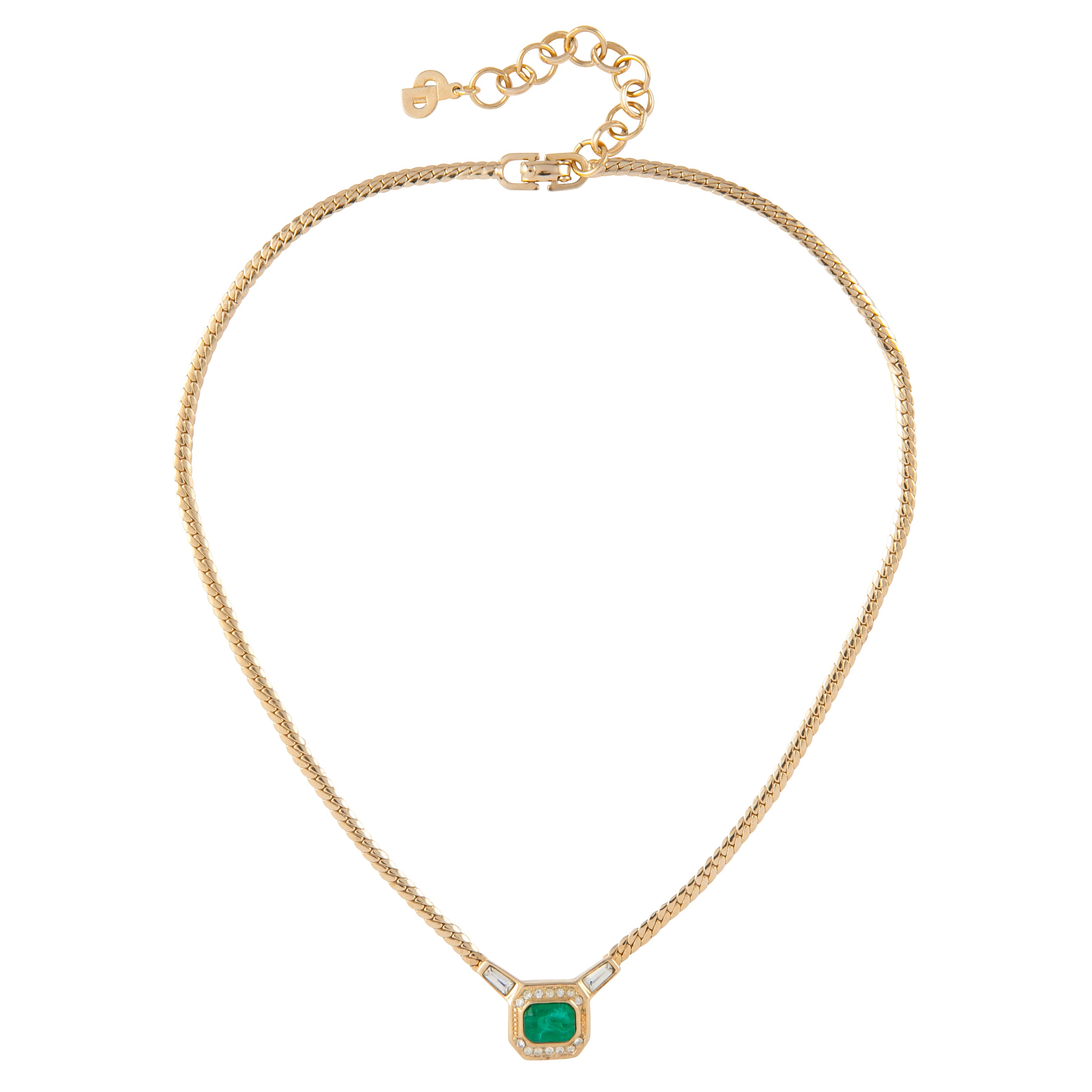 1980s Vintage Christian Dior Necklace And Earring Set