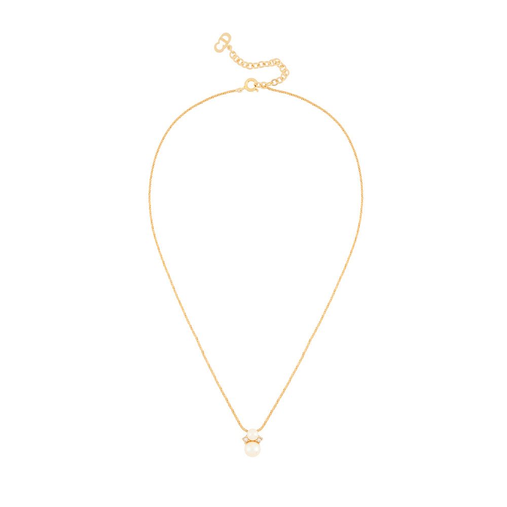 1980s Vintage Christian Dior Earring and Necklace Set