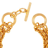 1990s Vintage Triple Belcher Chain Bracelet