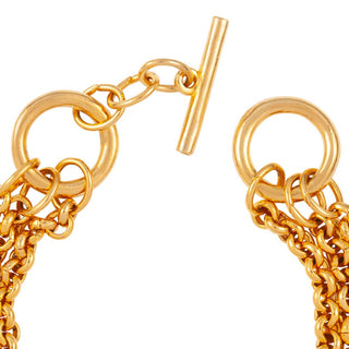 1990s Vintage Triple Belcher Chain Bracelet