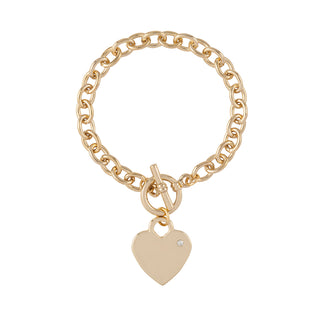 Heart Charm Bracelet