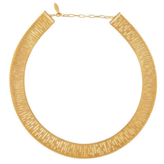 1980s Vintage Egyptian Revival Collar Necklace