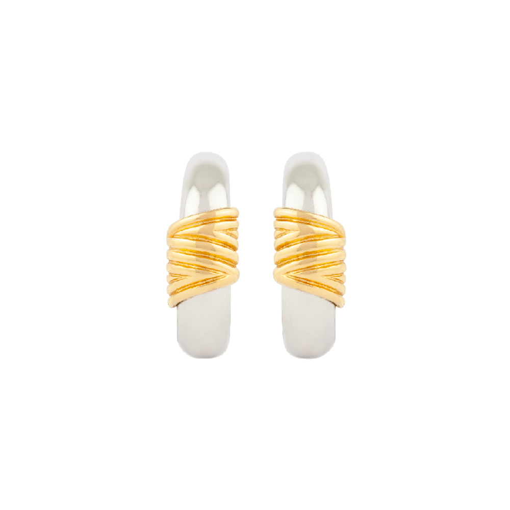1990s Vintage Yves Saint Laurent Hoop Earrings