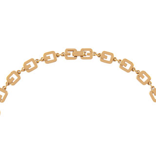1980s Vintage Givenchy G Link Necklace