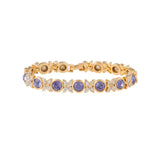 1980s Vintage D'Orlan Faux Amethyst Bracelet