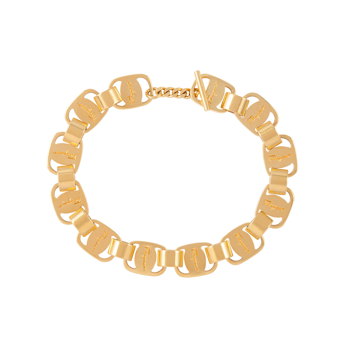 1980s Vintage Ferragamo Link Bracelet