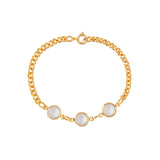 1990s Vintage Swarovski Crystal Trio Bracelet