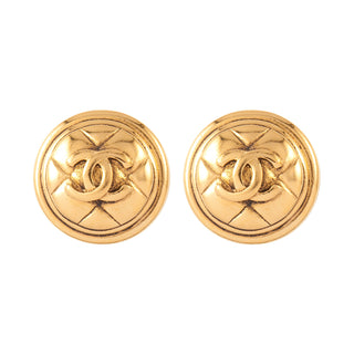 1980s Vintage Chanel Statement Clip-On Earrings