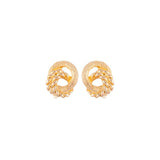 1980s Vintage Christian Dior Knot Clip-On Earrings