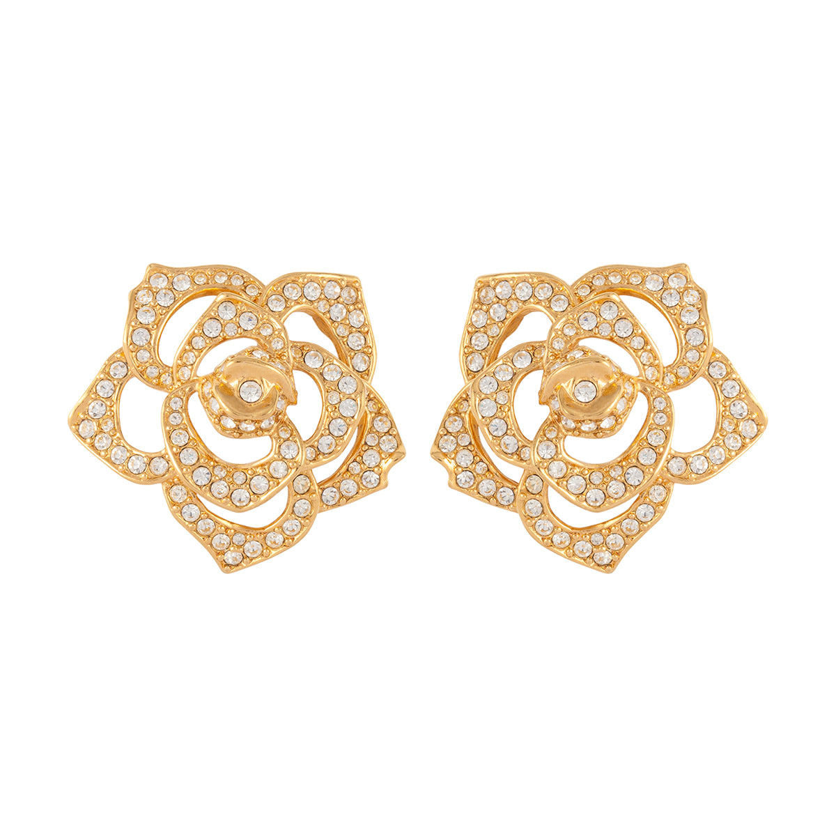 1990s Vintage Clip On Earrings