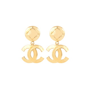 1994 Vintage Chanel Statement Clip-On Earrings