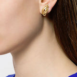 1980s Vintage D'Orlan Brushed Leaf Earrings