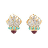 1980s Vintage Elizabeth Taylor Flame Clip-On Earrings