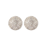 1980s Vintage D'Orlan Round Earrings