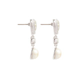 1980s Vintage Faux Pearl Drop Earrings