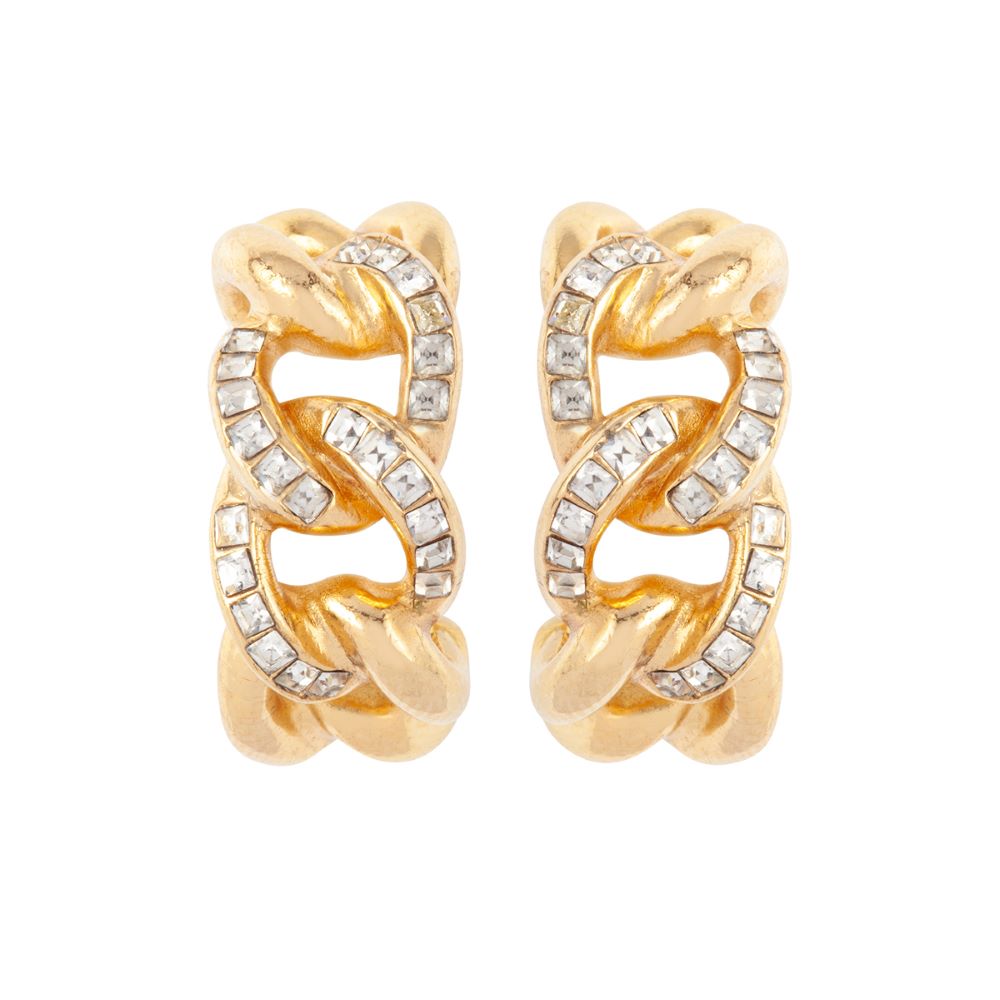 Christian Dior Amethyst Crystal Earrings UK
