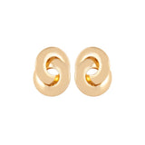 1980s Vintage Christian Dior Knot Clip-On Earrings