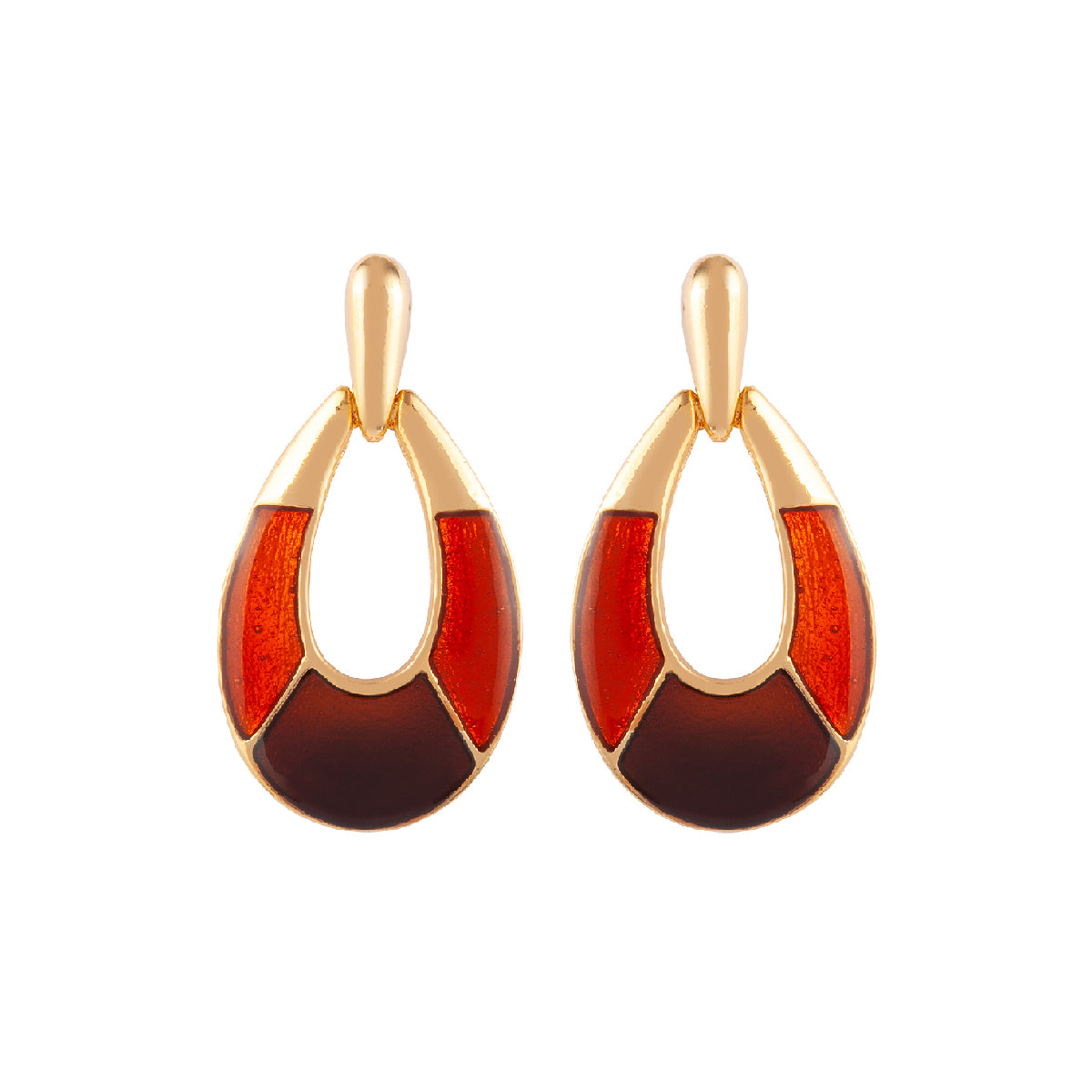 1990s Vintage Door Knocker Earrings