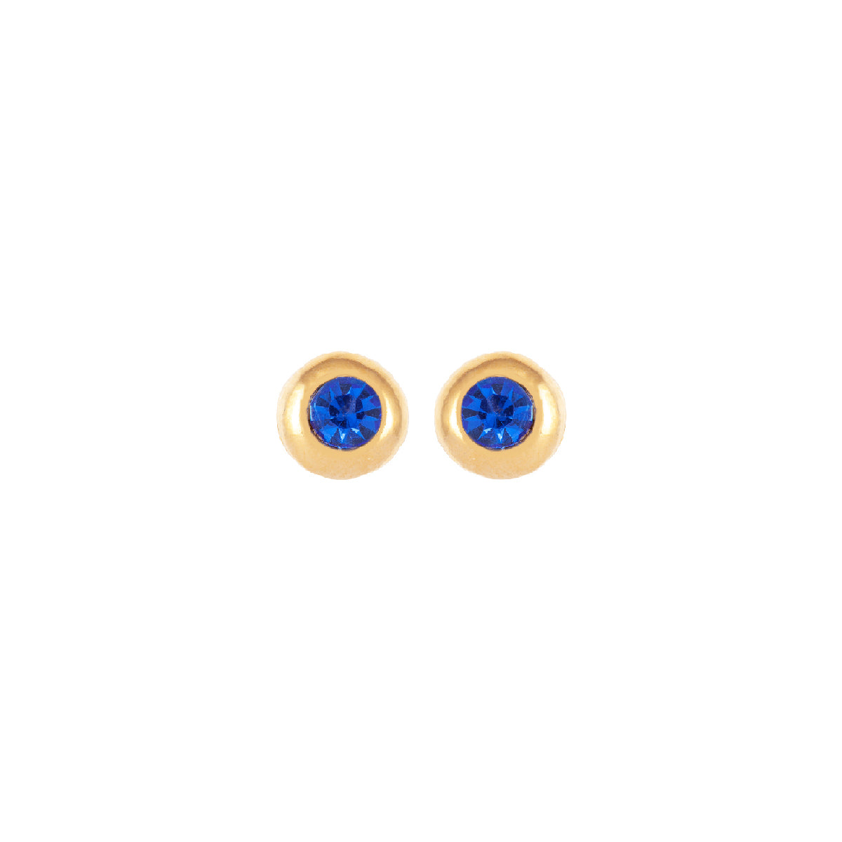 1980s Vintage Faux Sapphire Earrings