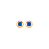 1980s Vintage Faux Sapphire Earrings