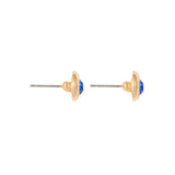 1980s Vintage Faux Sapphire Earrings