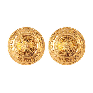 1990s Vintage Chanel Round Clip-On Earrings – Susan Caplan