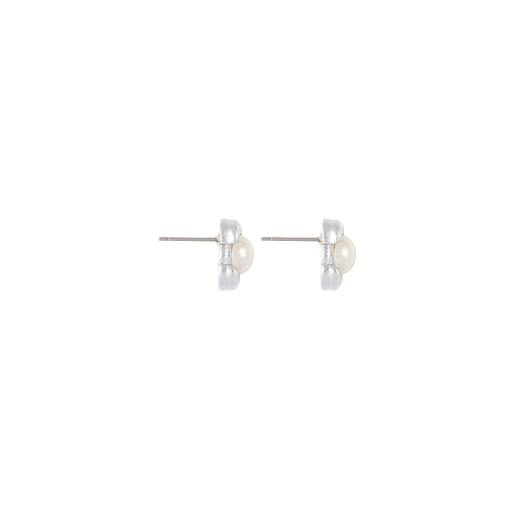1990s Vintage Nina Ricci Faux Pearl Earrings