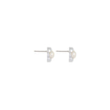 1990s Vintage Nina Ricci Faux Pearl Earrings