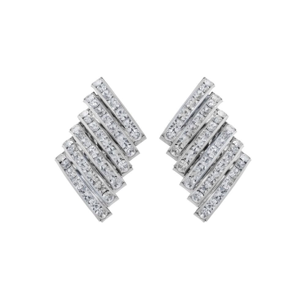 1980s Vintage Butler & Wilson Deco-Style Clip-On Earrings
