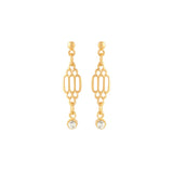 1980s Vintage Ornate Chain Earrings