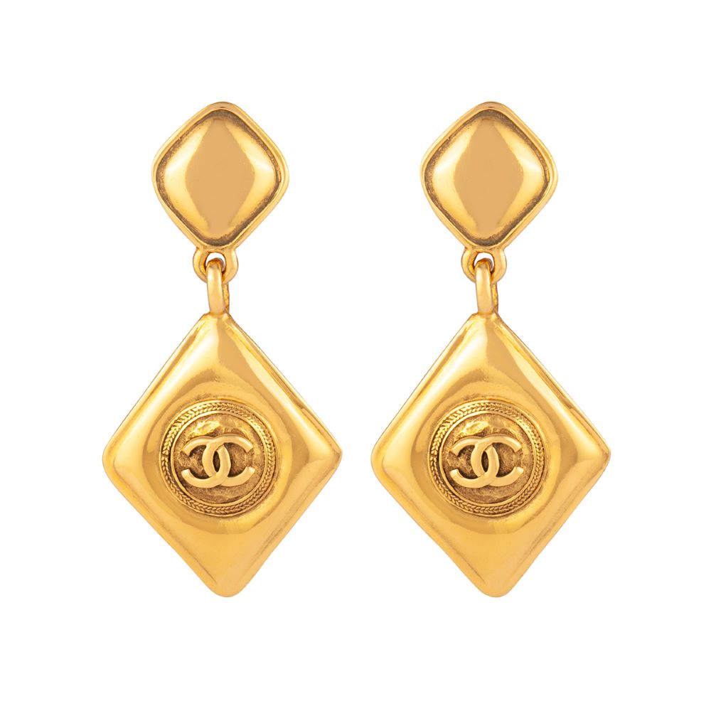 Get the best deals on CHANEL Glass Clip - On Fashion Earrings when