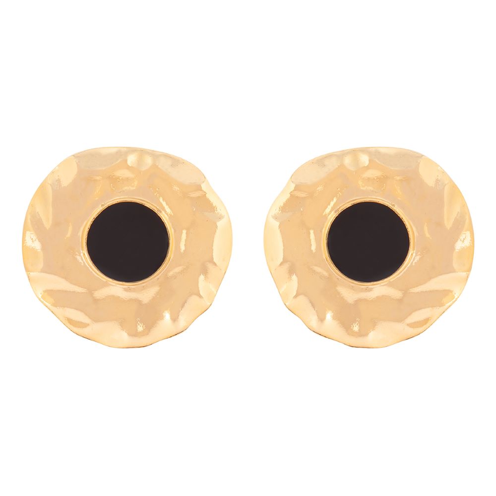 1980s Vintage Statement Border Clip-On Earrings